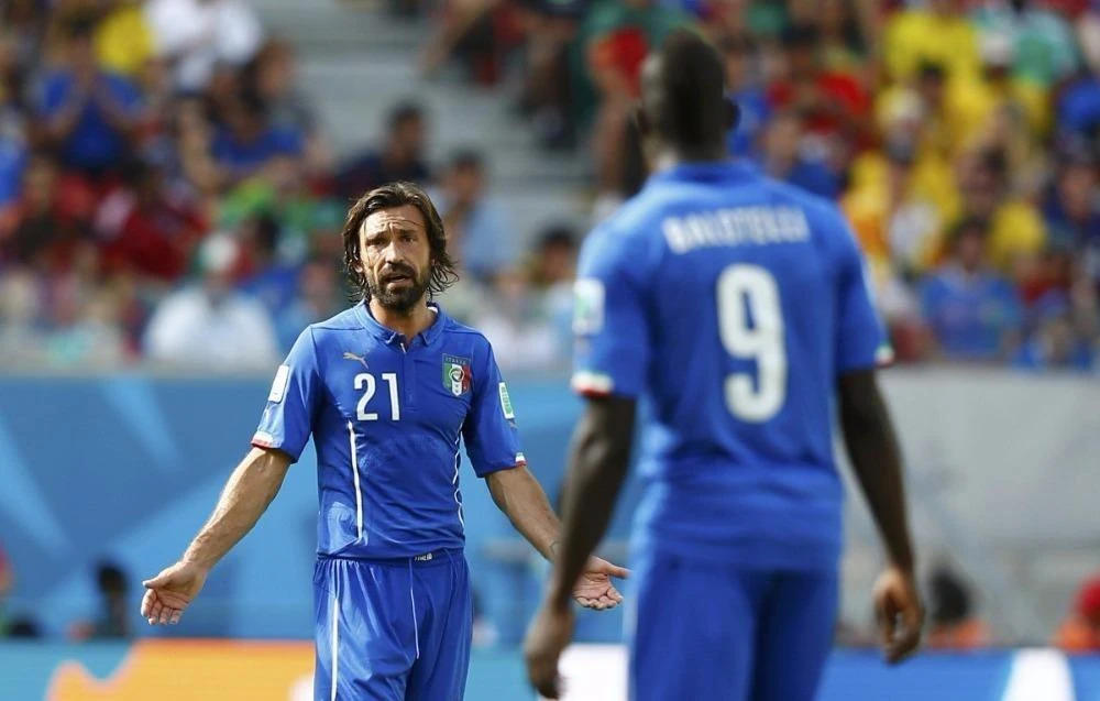 Andrea Pirlo luôn là đàn anh trong màu áo CLB lẫn đội tuyển Ý